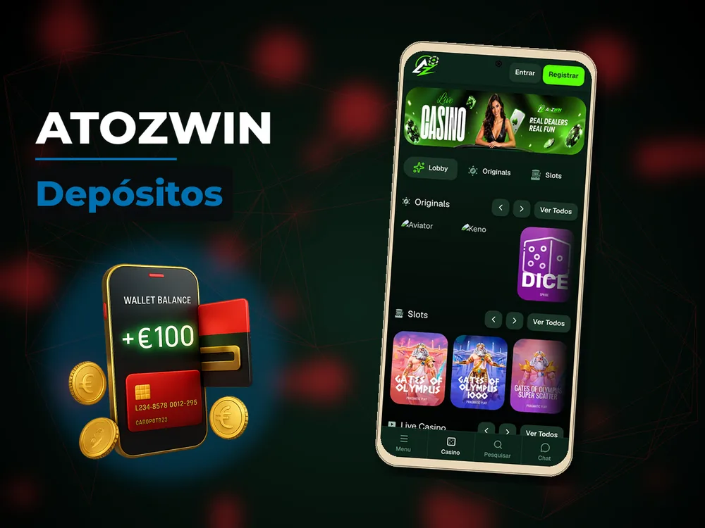 Atozwin - Depósitos