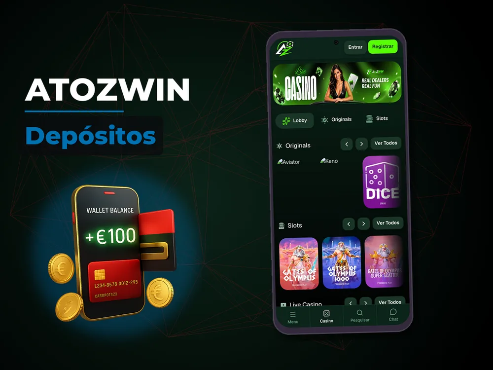 Atozwin - Depósitos