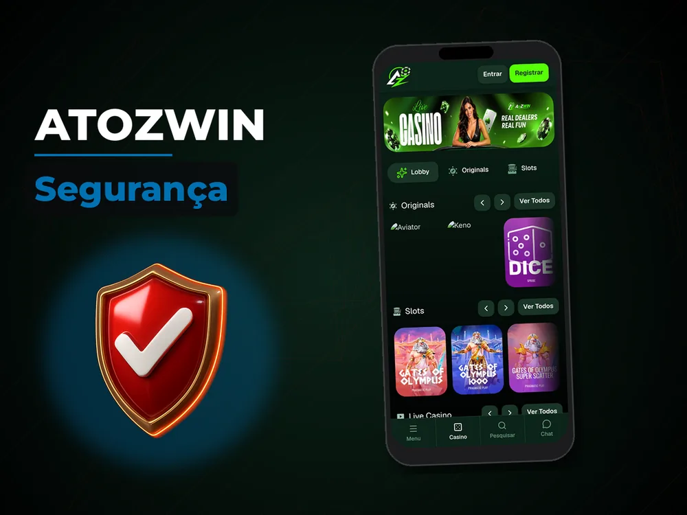 Atozwin - Segurança